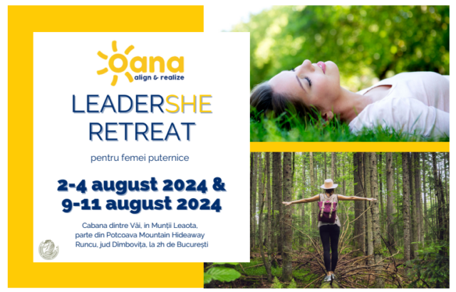 LeaderShe Retreat 2 – 4 august & 9 – 12 august 2024